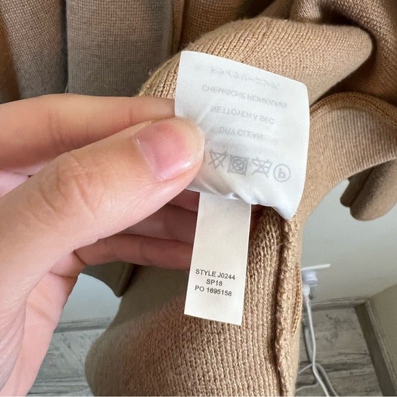 J. Crew Sophie Sweater Blazer Women’s Cotton Merino Wool Camel Tan Small NWT - Picture 11 of 14